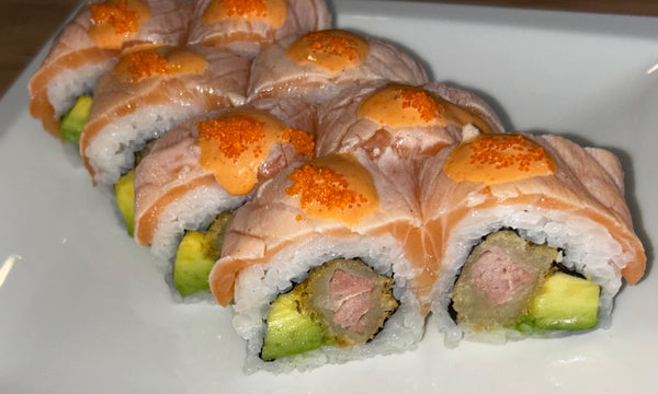 Inside-Out Spicy Tuna (8 Stück, scharf)