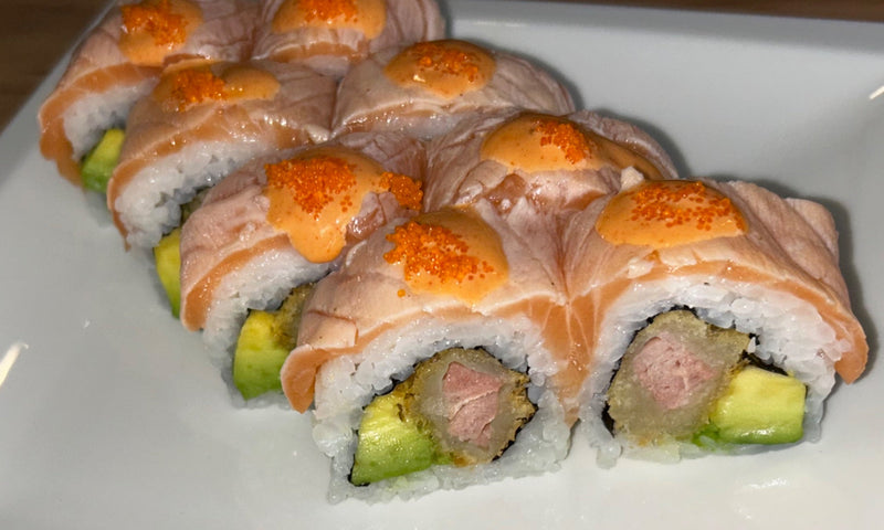 Inside-Out Spicy Tuna (8 Stück, scharf)