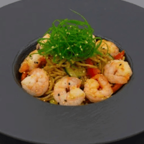 Yaki Soba Garnelen